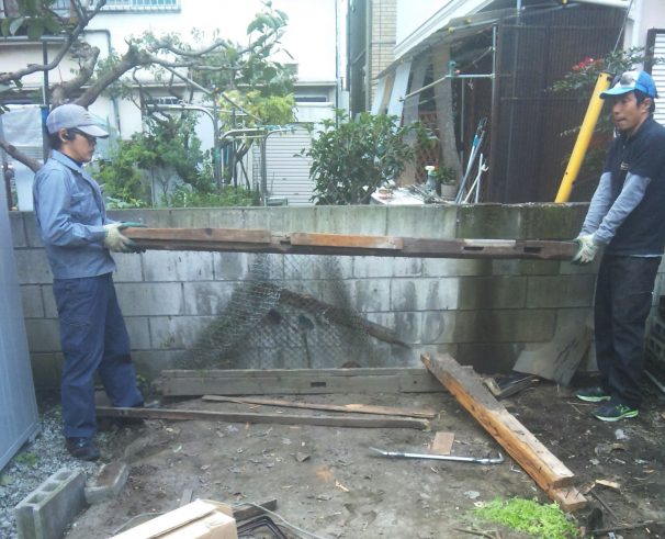 小屋解体