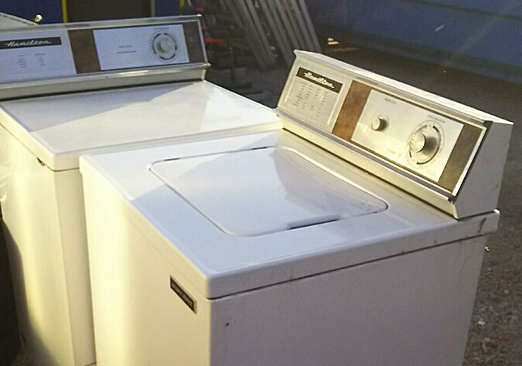 大型洗濯機の回収処分