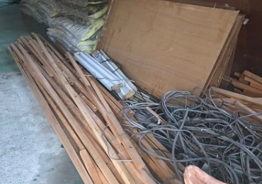 木材、断熱材、ケーブル、その他廃資材の回収
