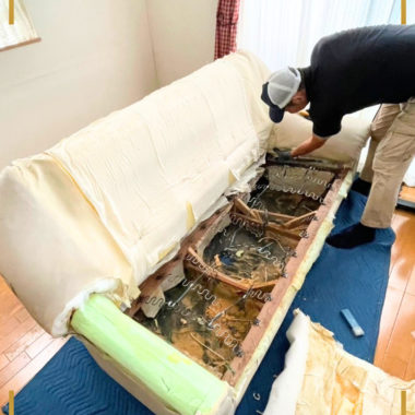 大型ソファを解体・切断で搬出対応